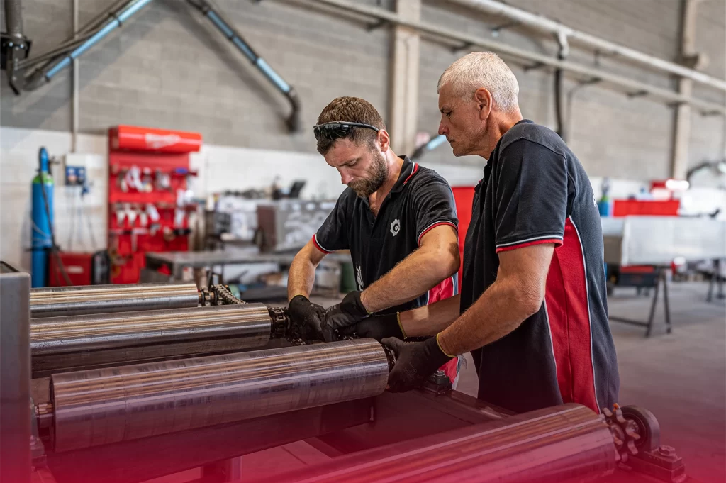 Assistenza su trasportatori industriali - riparazione in officina